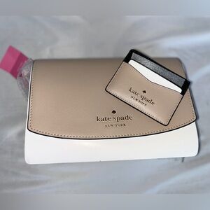 Kate Spade Carson Convertible Crossbody Handbag and Staci Card Holder